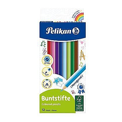 Creioane Color Lac, 12 Culori, Pelikan 724005 [1]