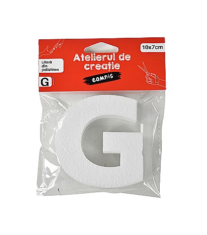 Accesorii craft- litera g polistiren [1]