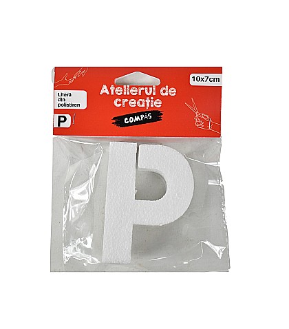 Accesorii craft- litera p polistiren [1]