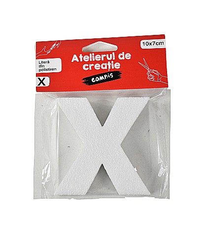 Accesorii craft- litera x polistiren [1]