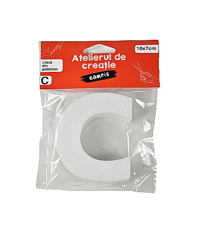 Accesorii craft- litera c polistiren [1]