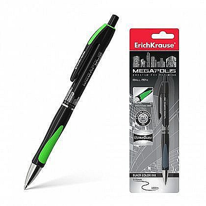 Pix retractabil Megapolis Concept negru 0.7 mm ErichKrause [1]