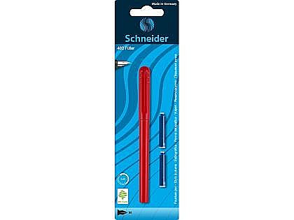 Stilou Schneider Unicolor cu 2 rezerve penita M [1]