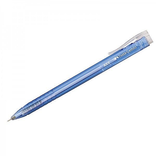 Roller 0.5 mm semi-gel cu mecanism albastru RX5 Faber-Castell [1]