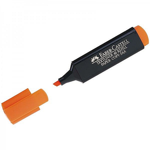 Textmarker portocaliu 1548 faber fc154815 [1]