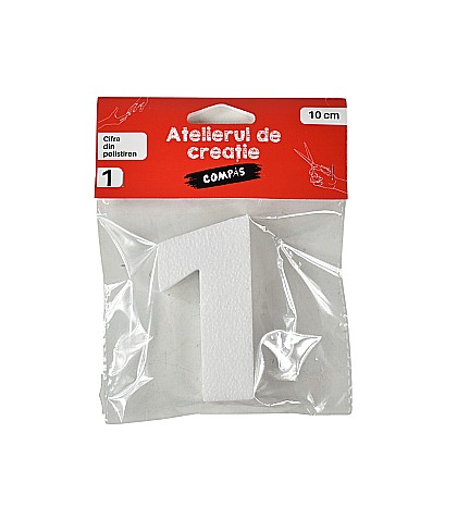 Accesorii craft- cifra 1 polistiren [1]