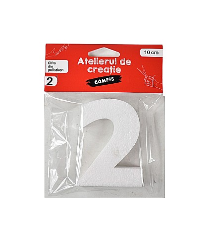 Accesorii craft- cifra 2 polistiren [1]