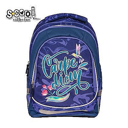 Ghiozdan scolar albastru 41 cm S Cool Collection [1]