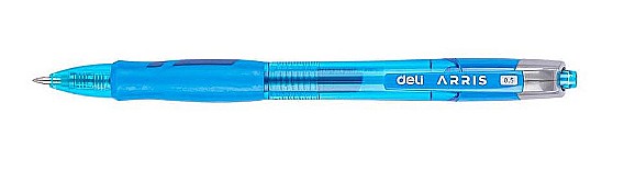 Pix cu gel si mecanism 0.5mm albastru aris deli dleg08bl [1]