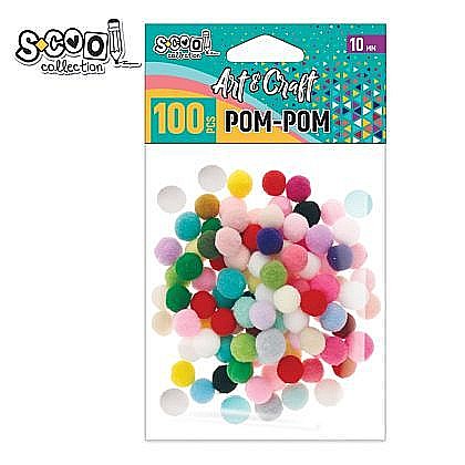 Accesorii craft-pom-pom 10mm 100buc/set sc1990 [1]