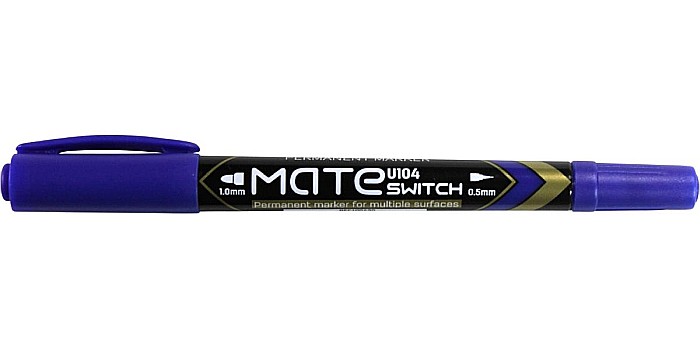 Marker cd 2 capete0.5/1mm albastru deli dleu10430 [1]