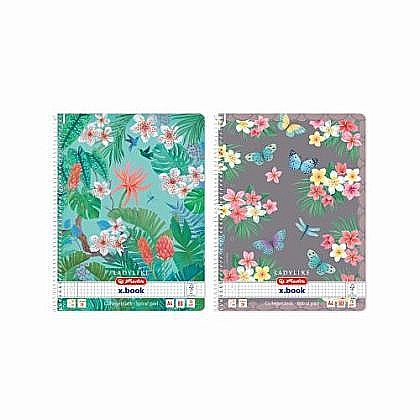 Caiet A4 80 file spira matematica Ladylike Herlitz [1]