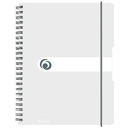 Caiet A4 matematica 80 file spirala elastic Herlitz [1]