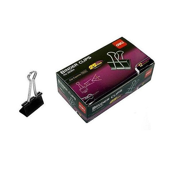 Clips hartie 25mm 12 buc/cut. Carton deli dle38564 [1]