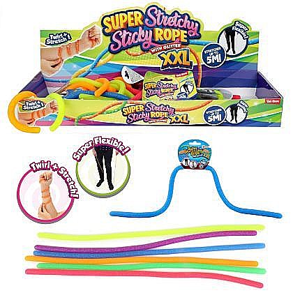 Coarda elastica glitter super stretchy 50cm 35849z [1]