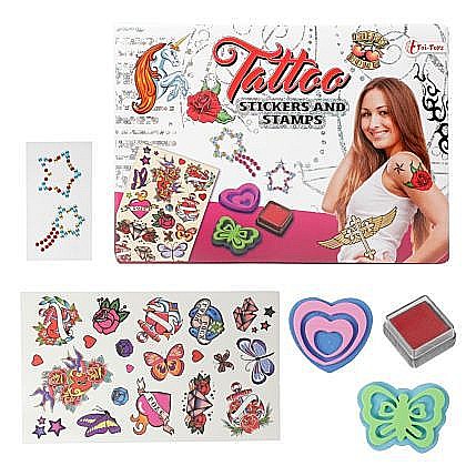 Set tatuaje cu sclipici si stampile toi-toys 45240a [1]