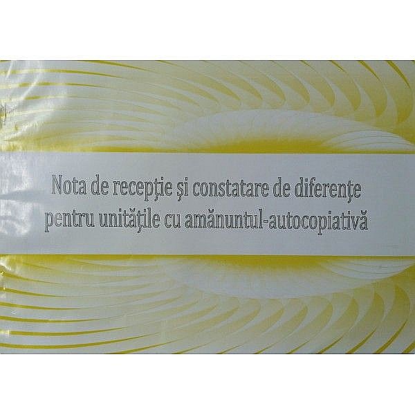 Nota de receptie si constatare de diferente pentru unitatile cu amanuntul-autocopiativa [1]