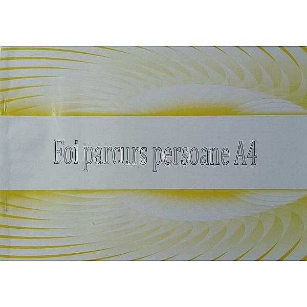 Foi parcurs persoane A4 [1]