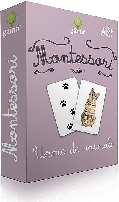 Carti de joc Montessori - Urme de animale [1]