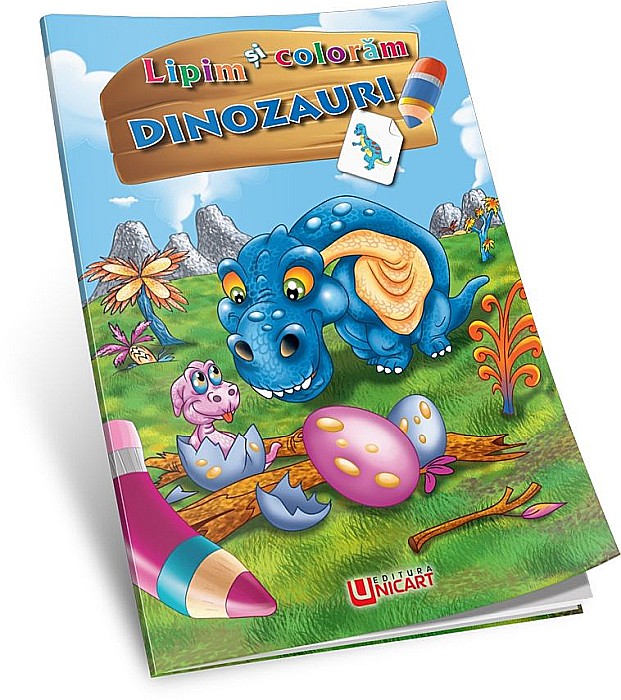Lipim și colorăm – Dinozauri [1]