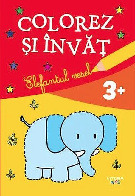 Colorez și învăț – Elefantul vesel [1]