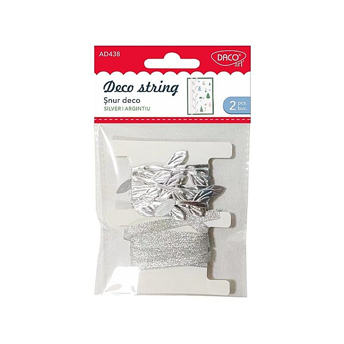 Accesorii craft- ad438 snur deco argintiu daco [1]