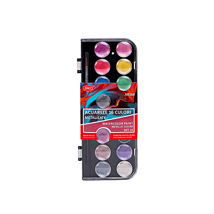 Acuarele 16 culori metalizate daco ar160 [1]