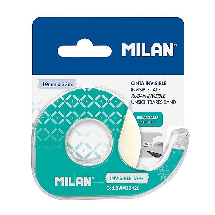 Banda adeziva 19x33 invizibila cu suport milan bwm10420 [1]