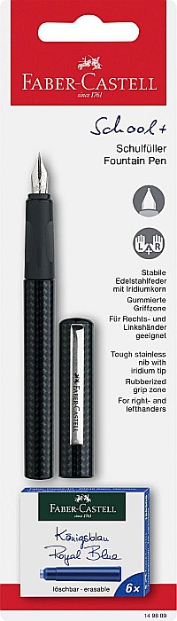 Blister stilou scolar carbon + 6 cartuse fc149809 [1]