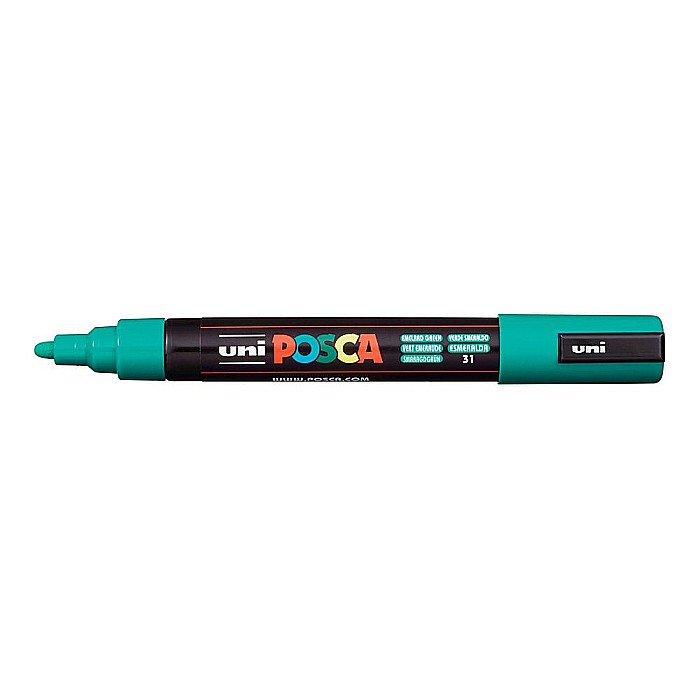 Marker uni pc-5m posca 18-25mm verde smarald [1]