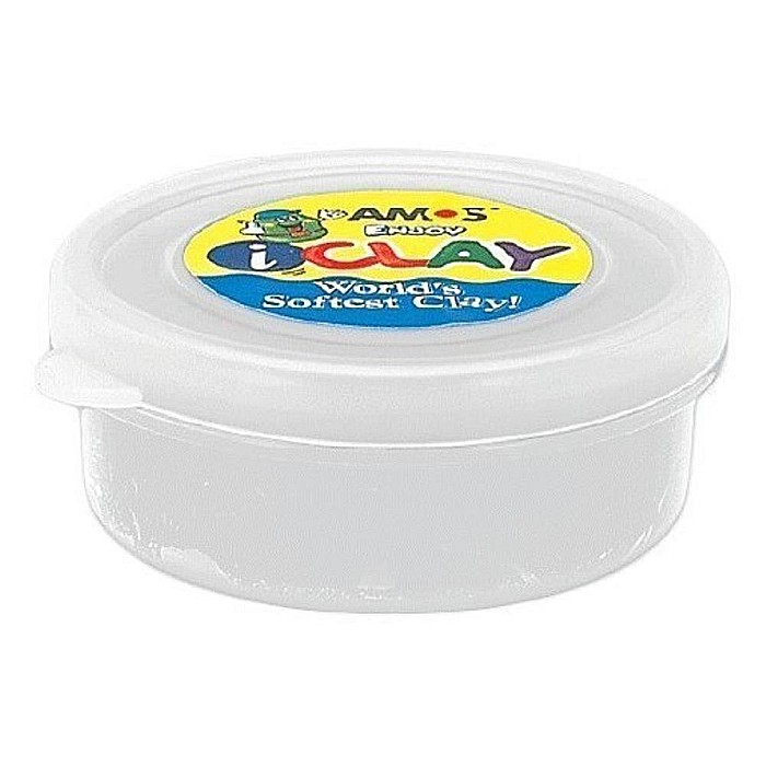 Plastilina amos 18g/cut alb [1]