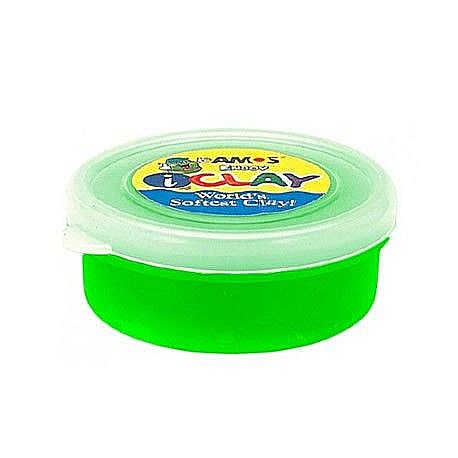 Plastilina amos 18g/cut verde neon [1]