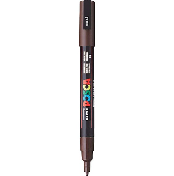 Marker uni pc-3m posca 09-13mm maro inchis [1]