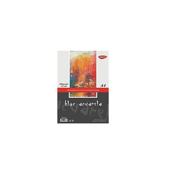 Bloc a4 acuarela 300gr 12file daco bd430 [1]