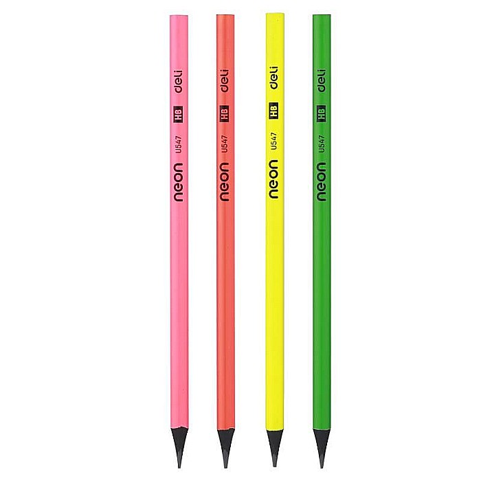 Creion grafit fara lemn hb neon deli dleu54700 [1]
