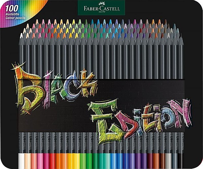 Creioane colorate 100 culori black edition fc116490 [1]