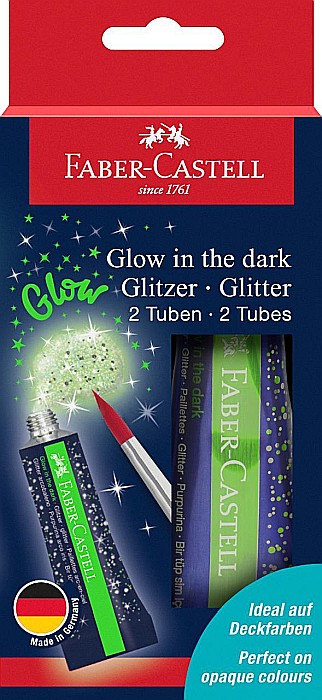 Glitter glow in the dark set 2x12ml fc125092 [1]