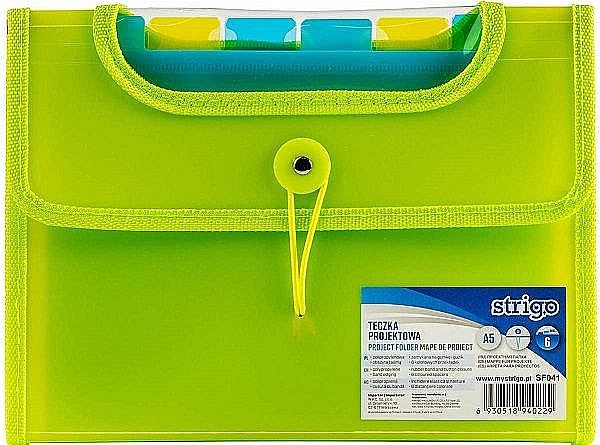 Dosar strigo plastic ext a5 6 comp verde sf041 [1]