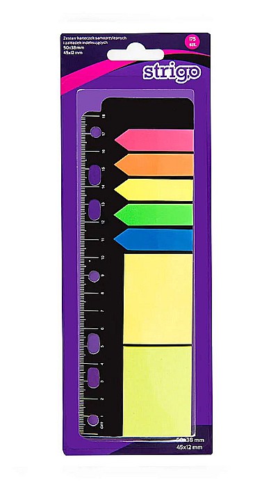 Notite adezive strigo 175 file multicolor ssn009 [1]