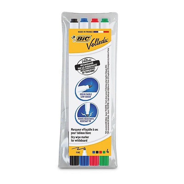 Marker whiteboard 4/set velleda 1721 vf subtire bic bc875711 [1]