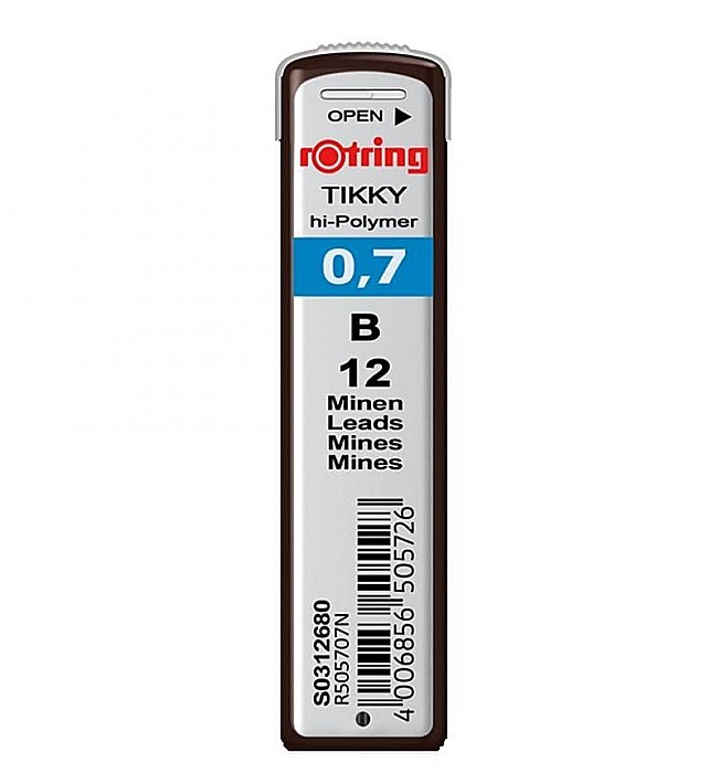 Mina creion 0.7 mm B Rotring ro312680 [1]