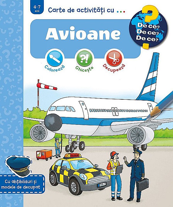 Carte de activitati cu... Avioane - Sebastian Coenen [1]