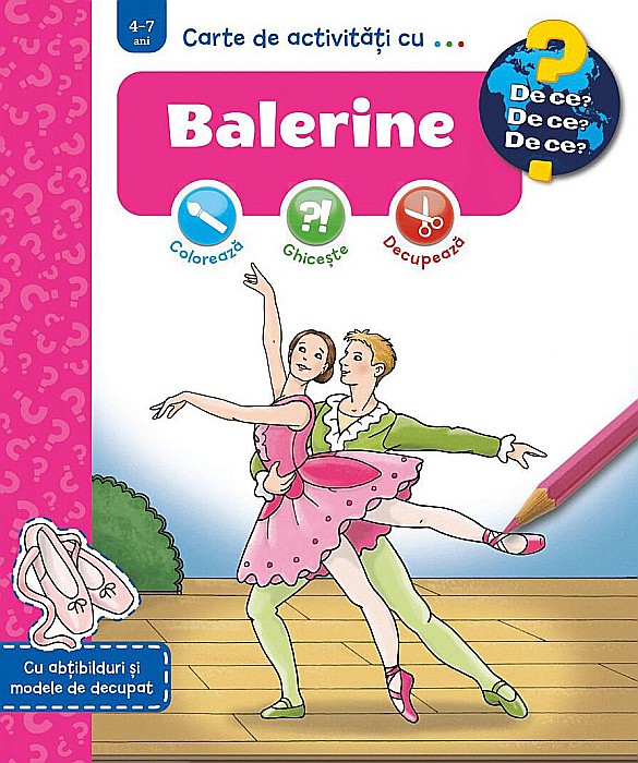 Carte de activitati cu... Balerine - Elke Broska [1]