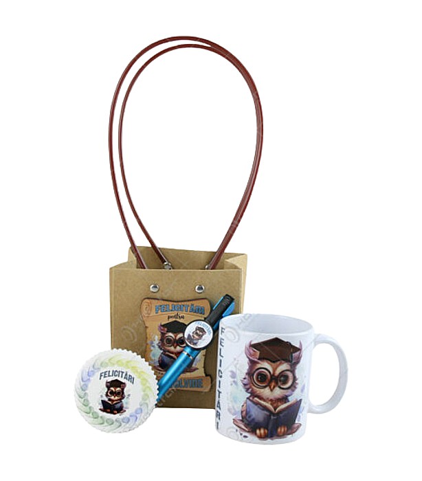 Set cadou de absolvire - Cana, magnet, pix, punga cadou 30007 [1]