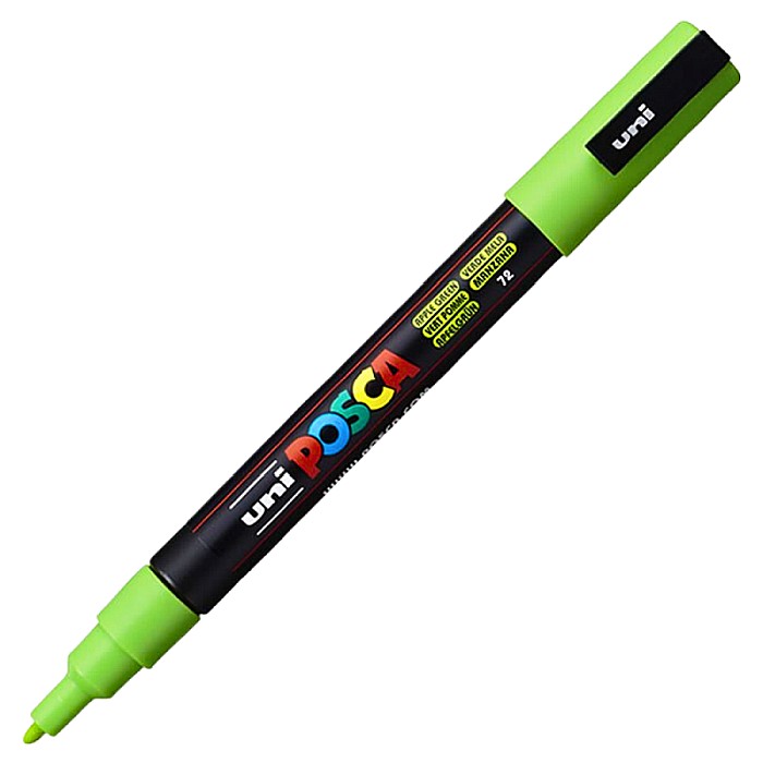 Marker uni pc-3m posca 09-13mm verde mar k [1]