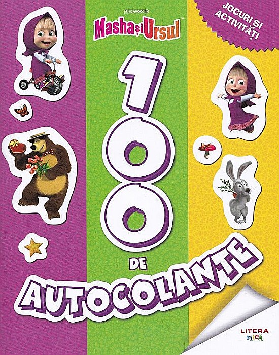 Masha și Ursul 100 de autocolante Jocuri și activități [1]