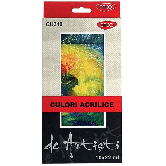 Culori acril 10c 22ml artist daco cu310 [1]