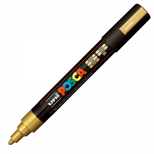 Marker uni pc-5m posca 18-25mm auriu [1]