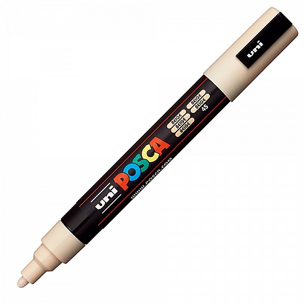 Marker uni pc-5m posca 18-25mm bej k [1]