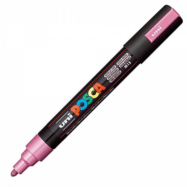 Marker uni pc-5m posca 18-25mm roz metalizat k [1]